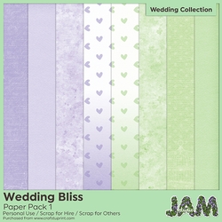 12x12 Wedding Bliss Paper Pack 1